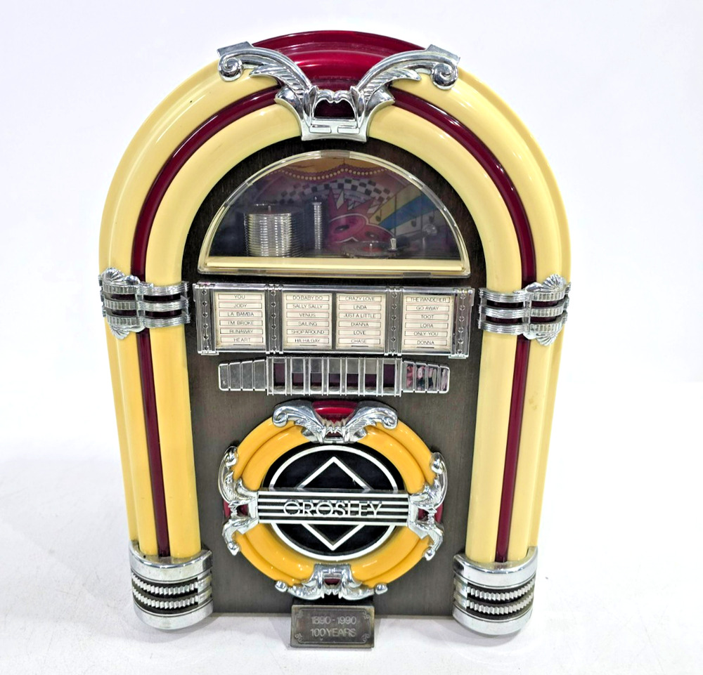 Vintage Crosley CR-11 Limited Edition AM FM Cassette Jukebox Radio WORKS